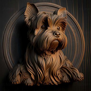 3D model Beaver is a Yorkshire terrier dog (STL)